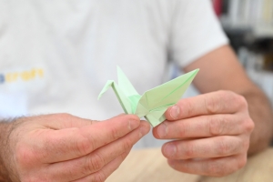 Bas-en-Basset : avec Azacraft, Sébastien Maza développe l&#039;origami ou l&#039;art du pliage