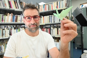 Bas-en-Basset : avec Azacraft, Sébastien Maza développe l&#039;origami ou l&#039;art du pliage