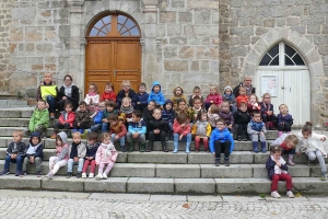 Sortie d&#039;automne pour les maternelles de l&#039;école de Grazac