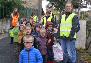 Sortie d&#039;automne pour les maternelles de l&#039;école de Grazac