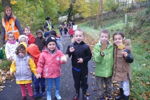 Sortie d&#039;automne pour les maternelles de l&#039;école de Grazac