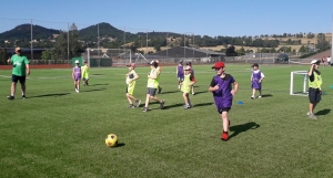 Journée sportive pour des écoliers de Saint-Gabriel à Yssingeaux