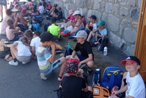 Journée sportive pour des écoliers de Saint-Gabriel à Yssingeaux