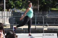 Lauriane Blanc animera le cours de zumba.