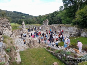 Les ruines de l&#039;abbaye de Bellecombe