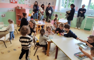 Saint-Didier-en-Velay : les bambins se familiarisent avec l'école