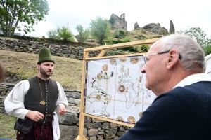 Retournac : le site du château d&#039;Artias de retour au temps du Moyen-Âge