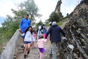 Retournac : le site du château d&#039;Artias de retour au temps du Moyen-Âge