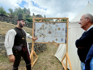 Retournac : le site du château d&#039;Artias de retour au temps du Moyen-Âge