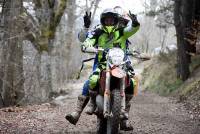 Tence : 120 motards en démonstration d&#039;enduro