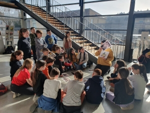 Les CM2 de l&#039;école Saint-Gabriel en visite au Lieu de mémoire au Chambon-sur-Lignon