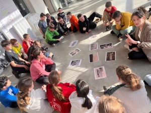 Les CM2 de l&#039;école Saint-Gabriel en visite au Lieu de mémoire au Chambon-sur-Lignon