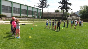 Yssingeaux : du foot pour les CE1 de l&#039;école Jean-de-la-Fontaine