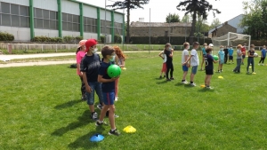 Yssingeaux : du foot pour les CE1 de l&#039;école Jean-de-la-Fontaine