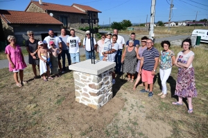 Beauzac : la croix de &quot;Chevalier&quot; de retour sur son piédestal