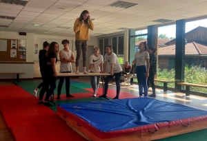 Lycée George-Sand à Yssingeaux : chuter, ça s&#039;apprend