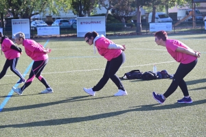 Retournac : 132 femmes participent à l&#039;action Octobre Rose du club de foot