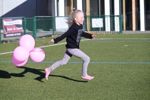 Retournac : 132 femmes participent à l&#039;action Octobre Rose du club de foot