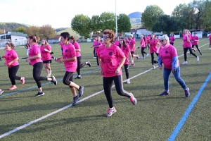 Retournac : 132 femmes participent à l&#039;action Octobre Rose du club de foot