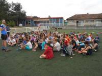 Monistrol-sur-Loire : un tournoi de hand pour le dernier jour des CM1-CM2 de l&#039;école Notre-Dame-du-Château