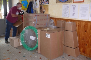 De nouveaux jeux pour la cour à l’école de Grazac