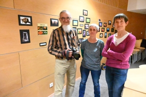 Jean-Michel Pouzet (secrétaire), Chrystelle Cornut (trésorière) et Geneviève Bardon (présidente)