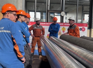 Monistrol-sur-Loire : visite de l&#039;entreprise Aubert et Duval de Firminy pour des lycéens du &quot;Château&quot;