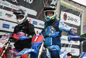 A Saint-Agrève, l&#039;enduro assure le show dans le froid