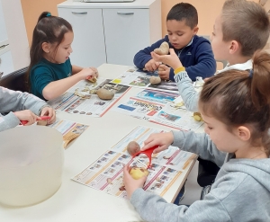 Dunières : du potager à la cuisine pour les écoliers