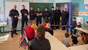 Montregard : les pompiers simulent une intervention à l&#039;école