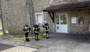 Montregard : les pompiers simulent une intervention à l&#039;école