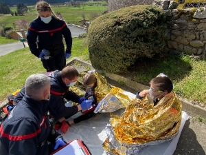 Montregard : les pompiers simulent une intervention à l&#039;école