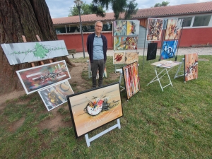 Bas-en-Basset : la fête des arts a réuni 21 artistes dans le jardin public