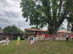 Bas-en-Basset : la fête des arts a réuni 21 artistes dans le jardin public