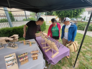 Bas-en-Basset : la fête des arts a réuni 21 artistes dans le jardin public