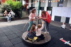 Yssingeaux : la cour de l&#039;école Saint-Gabriel se transforme en grande kermesse