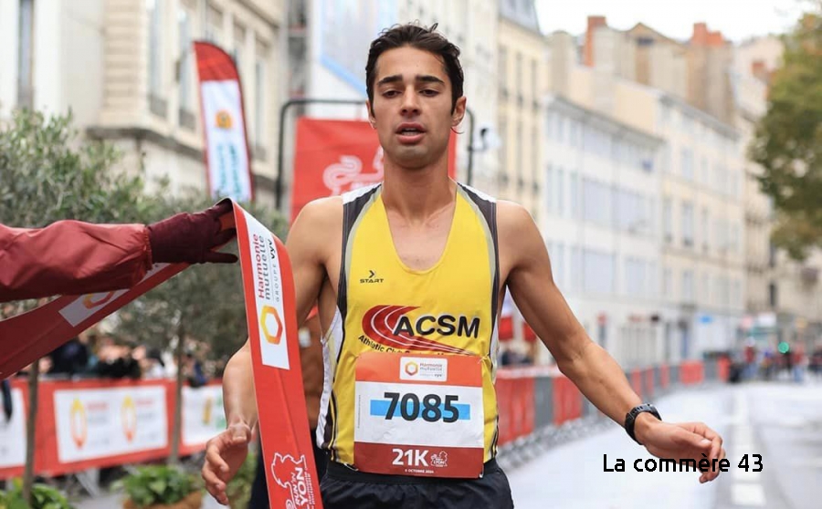 Le Monistrolien Julien Rabaca remporte le semimarathon de Lyon La