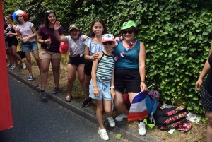 Tour de France : au coeur de l&#039;ambiance dans le « Mur » d&#039;Aurec-sur-Loire