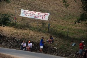 Tour de France : au coeur de l&#039;ambiance dans le « Mur » d&#039;Aurec-sur-Loire