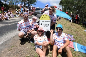 Tour de France : au coeur de l&#039;ambiance dans le « Mur » d&#039;Aurec-sur-Loire