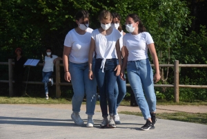 Dunières : quand la danse investit la voie verte