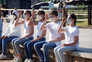 Dunières : quand la danse investit la voie verte