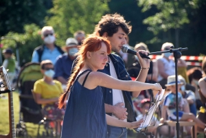 Dunières : quand la danse investit la voie verte