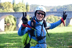 A Retournac, Stéphane Liabeuf a visé juste à la compétition de parapente