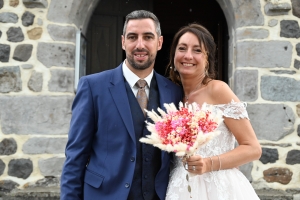 Stéphane et Sandrine se marient à Aurec-sur-Loire puis à Saint-Julien-du-Pinet