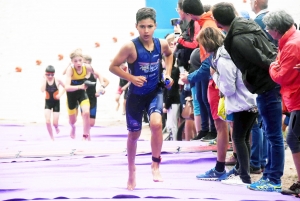 Triathlon des Sucs : les 8-11 ans commencent comme des champions