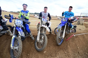 Thibault Giraudon (3e), Maxime Clauzier (2e) et Tristan Borel (1er).