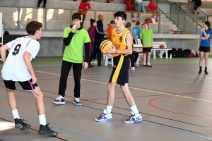 Le lycée public de Monistrol double champion académique UNSS de basket 3x3