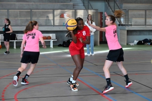 Le lycée public de Monistrol double champion académique UNSS de basket 3x3