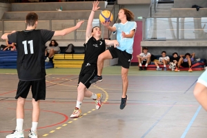 Le lycée public de Monistrol double champion académique UNSS de basket 3x3